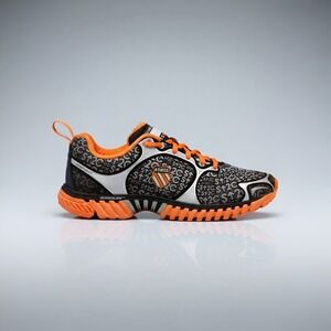 K-Swiss K-Ona S Stand Up To Cancer SU2C Running Shoes Black Orange Mens Size 8